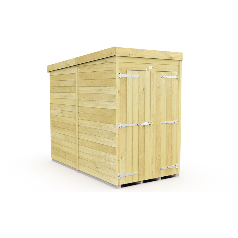 Total Sheds (4x8) Pressure Treated Pent Shed