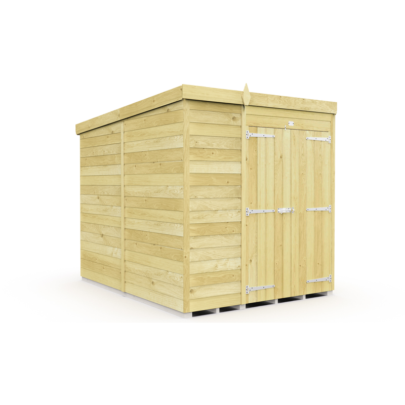 Total Sheds (7x8) Pressure Treated Pent Shed