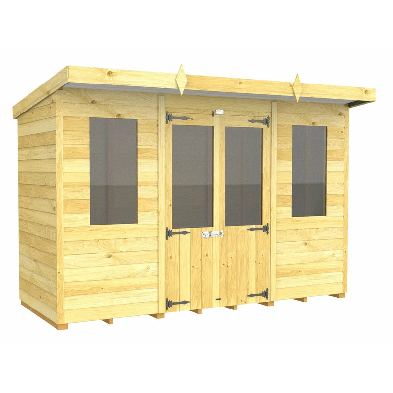 Total Sheds (10x4) Pressure Treated Pent Summerhouse