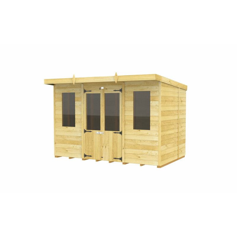 Total Sheds (10x5) Pressure Treated Pent Summerhouse