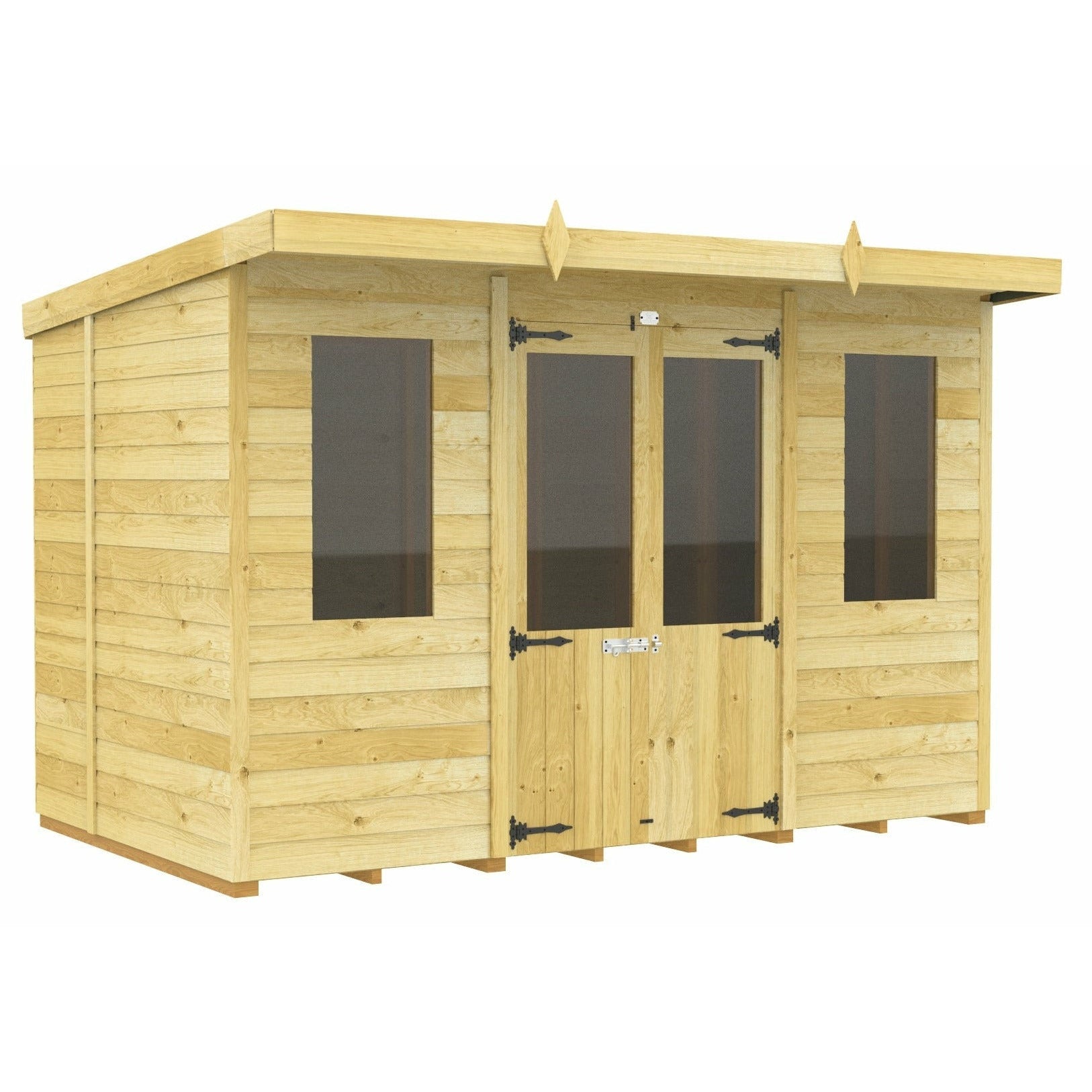 Total Sheds (10x6) Pressure Treated Pent Summerhouse