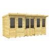 Total Sheds (14x7) Pressure Treated Pent Summerhouse