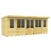 Total Sheds (18x7) Pressure Treated Pent Summerhouse