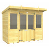 Total Sheds (8x4) Pressure Treated Pent Summerhouse