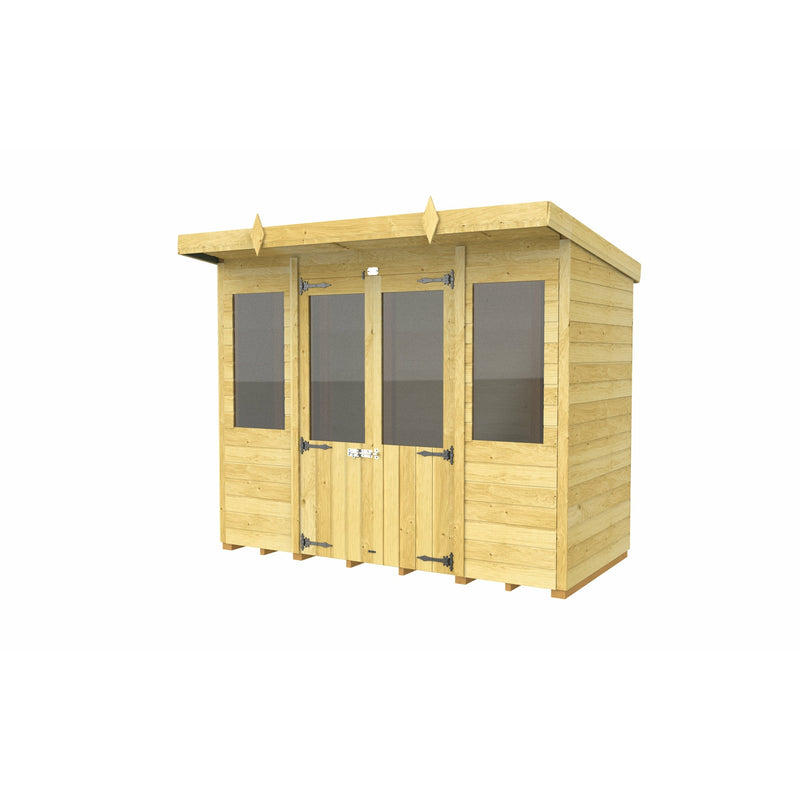Total Sheds (8x4) Pressure Treated Pent Summerhouse