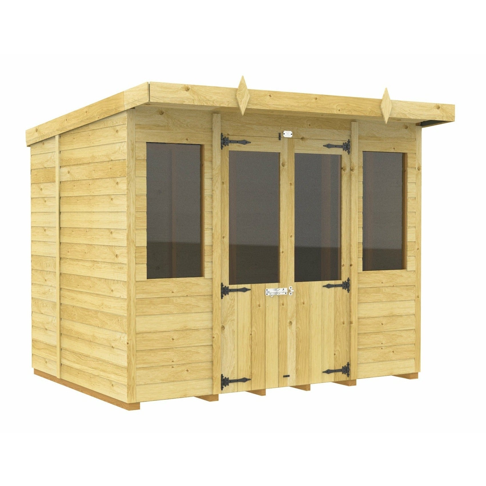 Total Sheds (8x5) Pressure Treated Pent Summerhouse