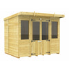 Total Sheds (8x5) Pressure Treated Pent Summerhouse