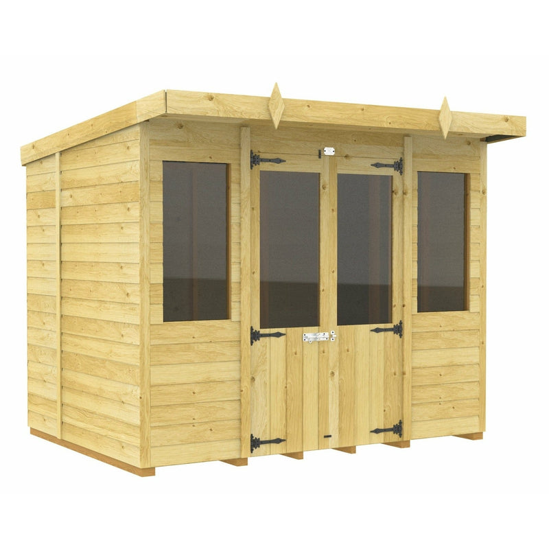 Total Sheds (8x6) Pressure Treated Pent Summerhouse
