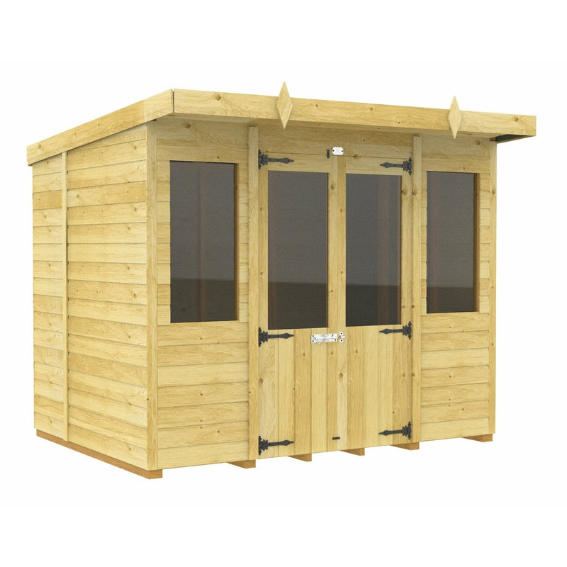 Total Sheds (8x7) Pressure Treated Pent Summerhouse