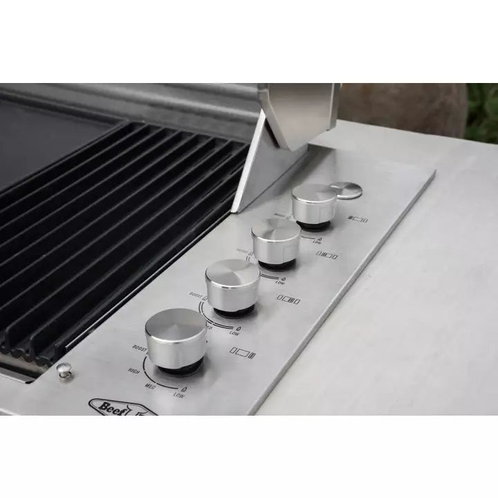 BeefEater Proline Series 6 Burner BBQ c/w Roasting Hood - 30 mbar (BSH158SAEUGB 5060569414033)