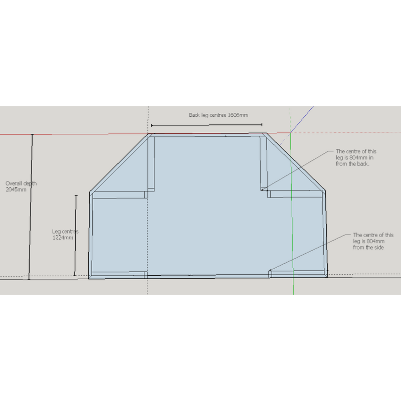 Churnet Valley Riviera Enclosed Garden Room RI102 9145341341700