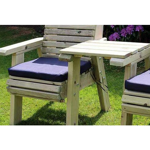 Churnet Valley Waterproof Single Seat Cushion in Navy (Seats 1) N1C