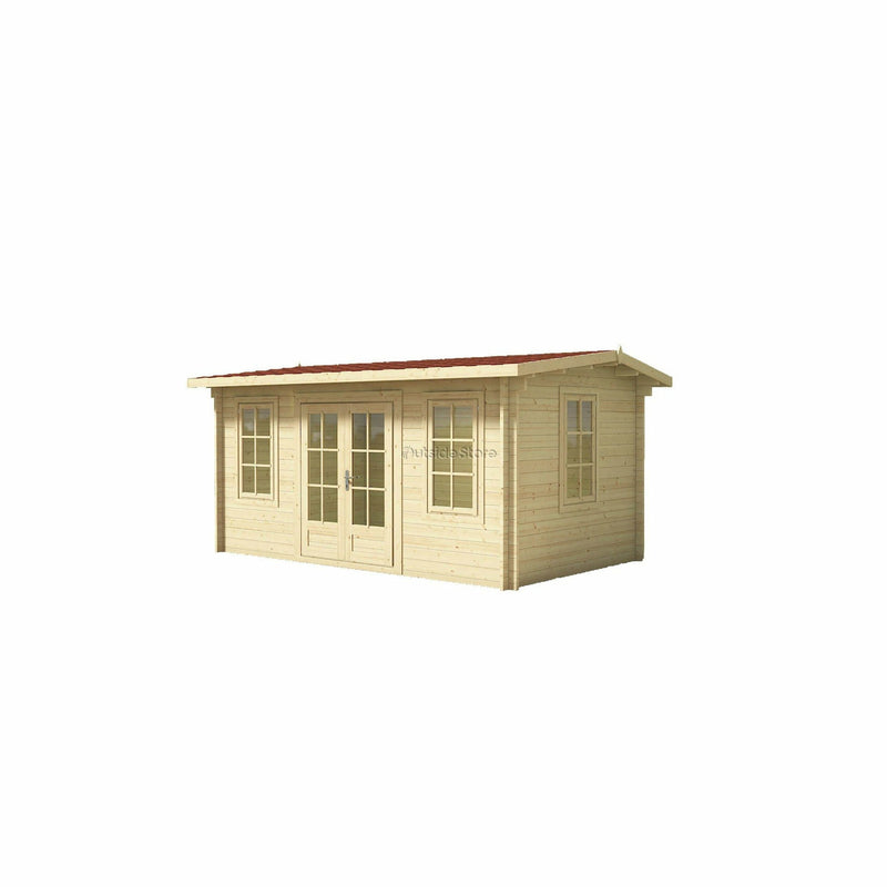 Eurowood (Eurovudas) Rome Plus Log Cabin 5x3m (16x10), 44mm - Outside Store