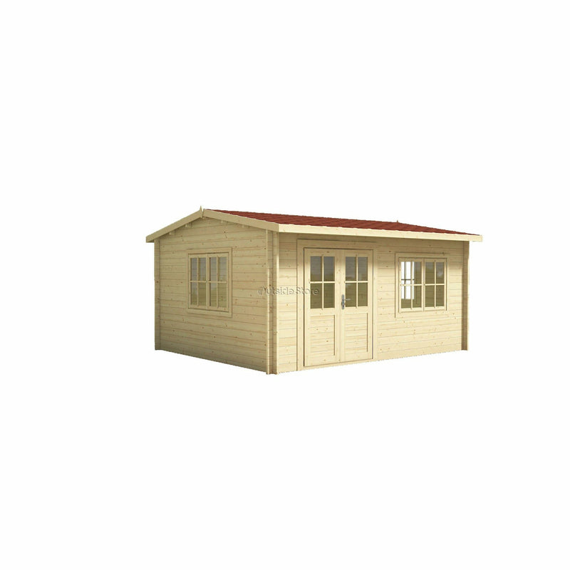 Eurowood (Eurovudas) Rumus Plus Log Cabin 5x4m (16x13), 44mm - Outside Store