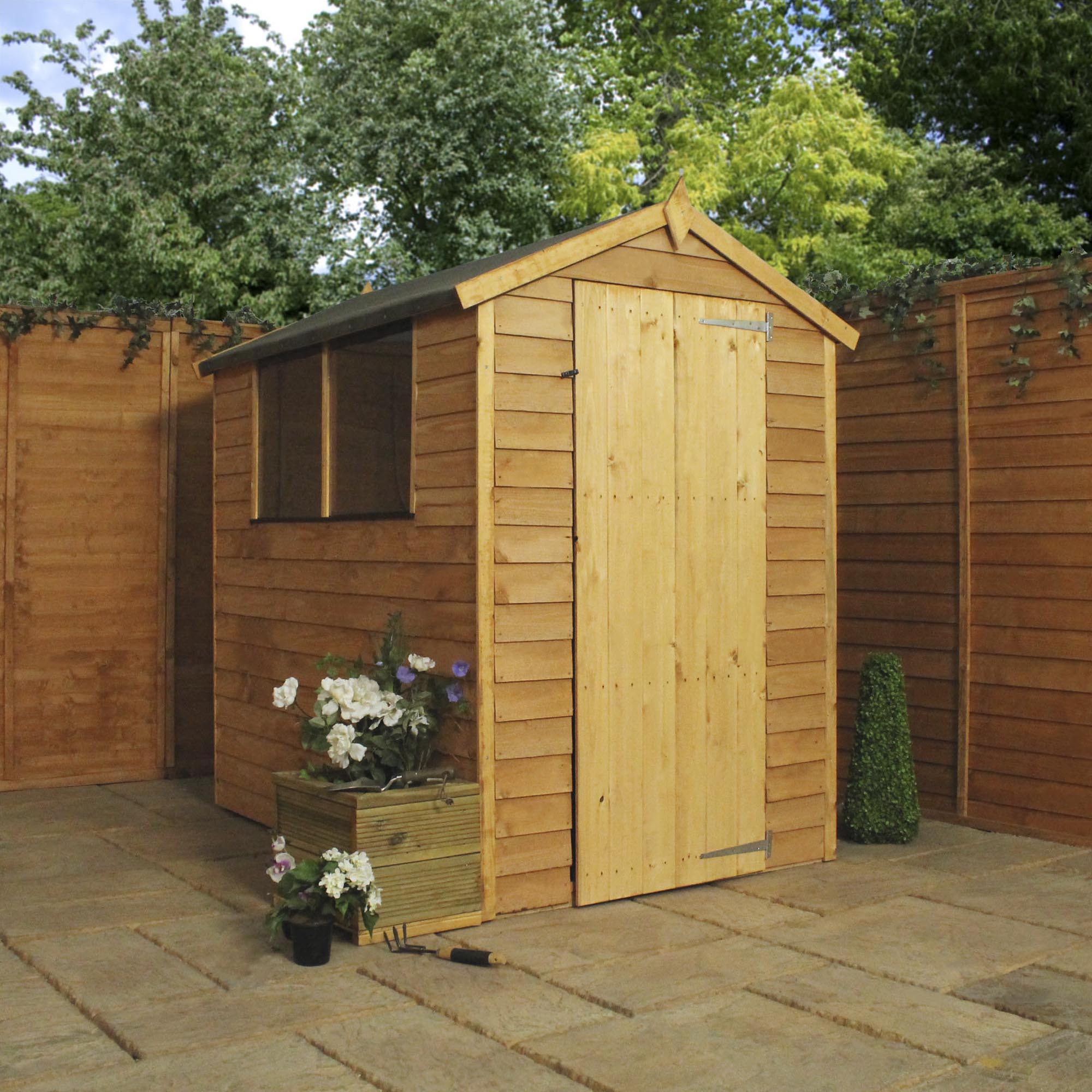 Mercia Overlap Apex Shed (6x4) (SI-001-001-0001 - EAN 5029442075099)