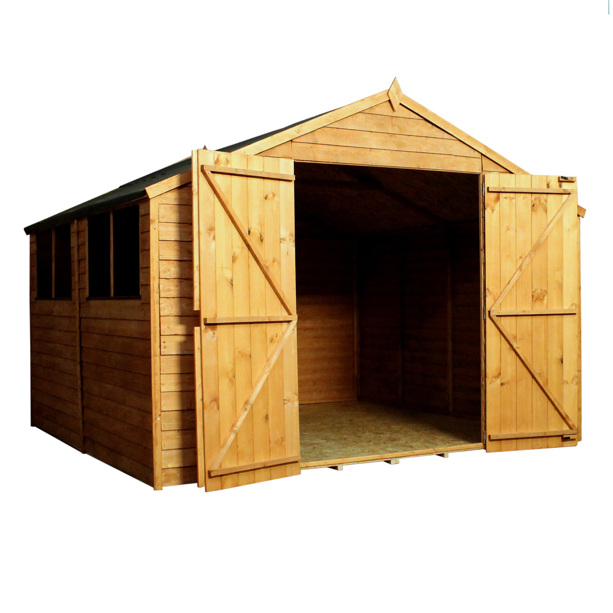 Mercia Overlap Apex Shed (10x10) (SI-001-001-0014 - EAN 5029442075181)