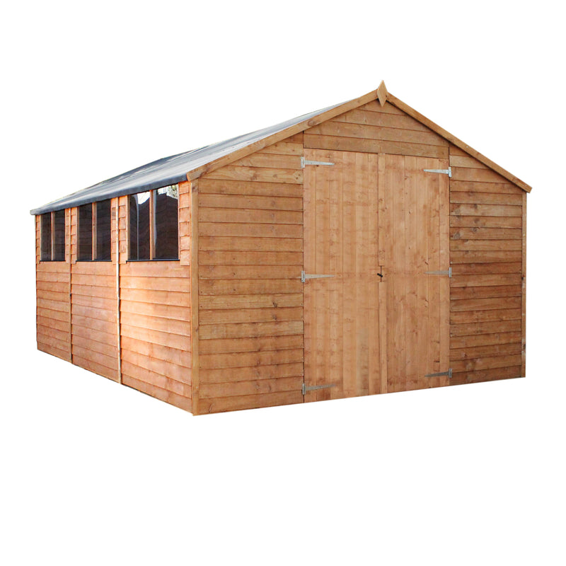 Mercia Overlap Apex Shed (15x10) (SI-001-001-0015 - EAN 5029442075198)