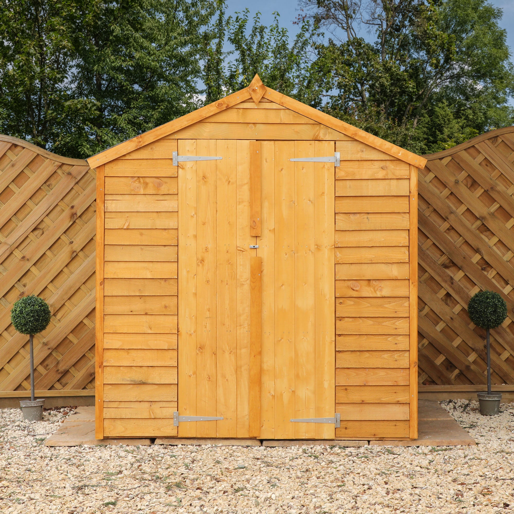 Mercia Overlap Apex - Double Door Windowless Shed (4x6) (SI-001-001-0154 - EAN 5029442090993)