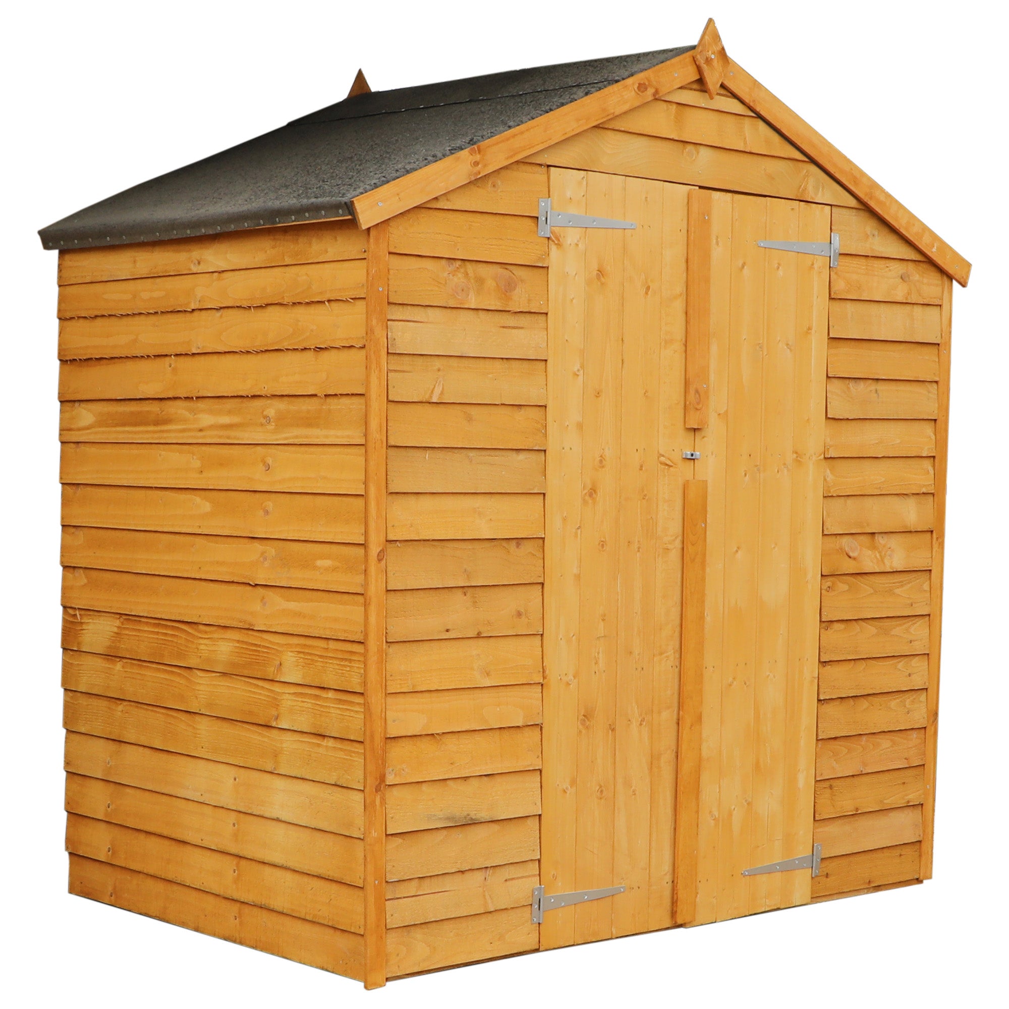 Mercia Overlap Apex - Double Door Windowless Shed (4x6) (SI-001-001-0154 - EAN 5029442090993)