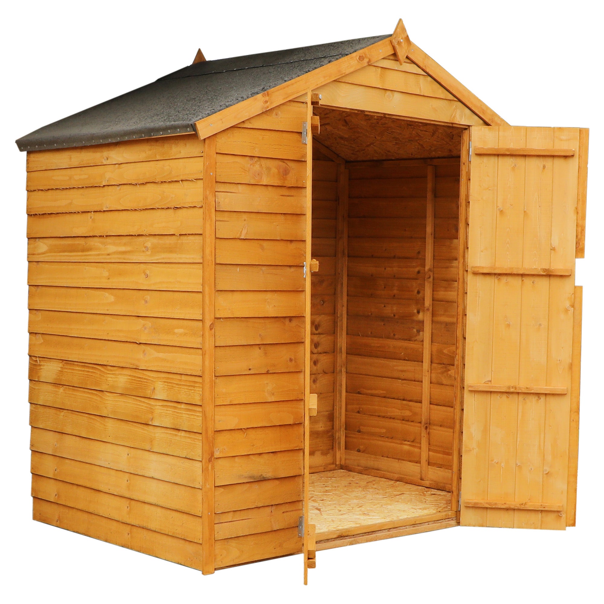 Mercia Overlap Apex - Double Door Windowless Shed (4x6) (SI-001-001-0154 - EAN 5029442090993)