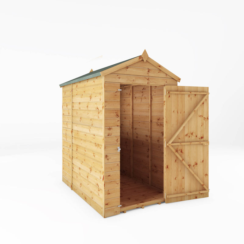 Mercia Shiplap Apex Windowless Shed (6x4) (SI-001-003-0160 - EAN 5029442006413)