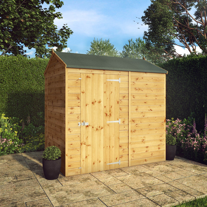 Mercia Shiplap Reverse Apex Windowless Shed (7x5) (SI-001-003-0162 - EAN 5029442006475)