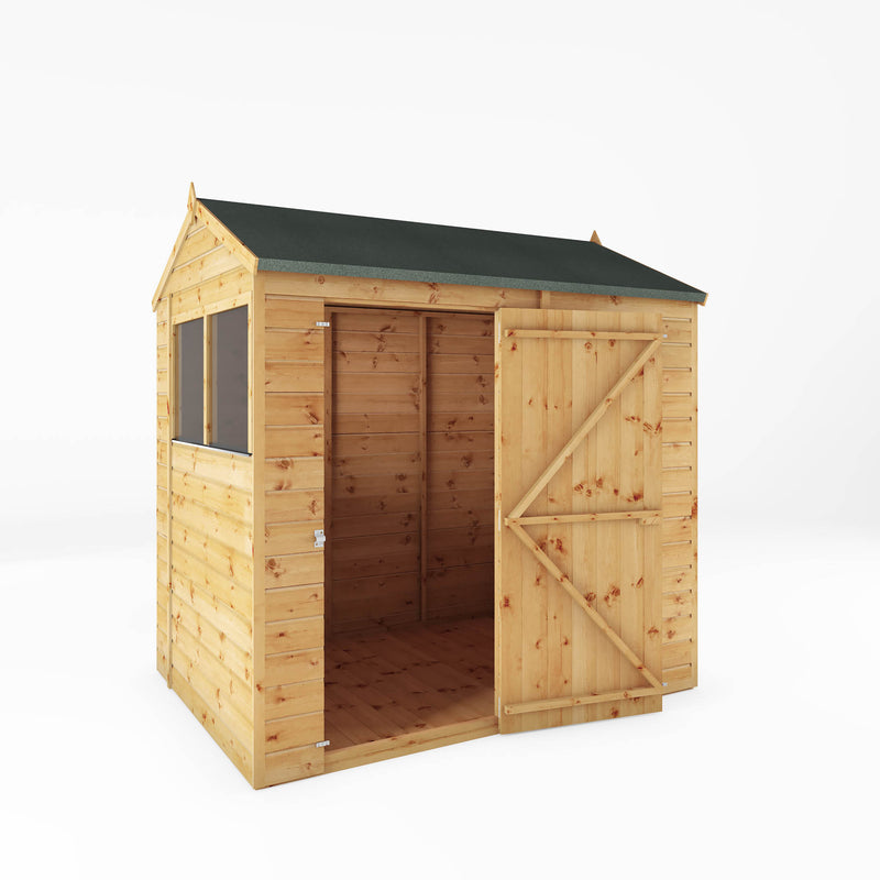 Mercia Shiplap Reverse Apex Shed (7x5) (SI-001-003-0161 - EAN 5029442006468)