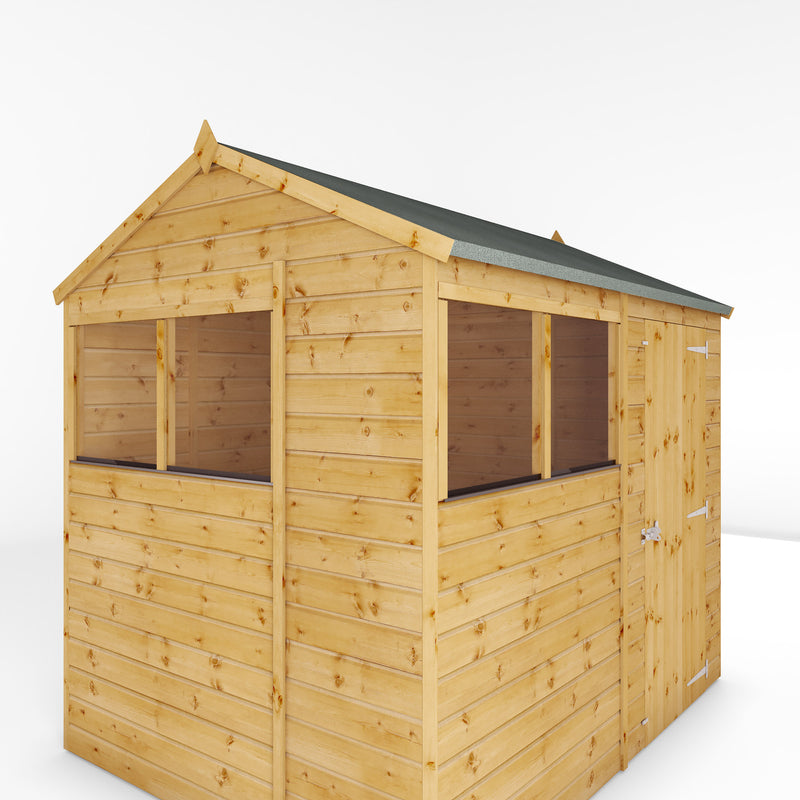 Mercia Shiplap Reverse Apex Shed (8x6) (SI-001-003-0163 - EAN 5029442006505)