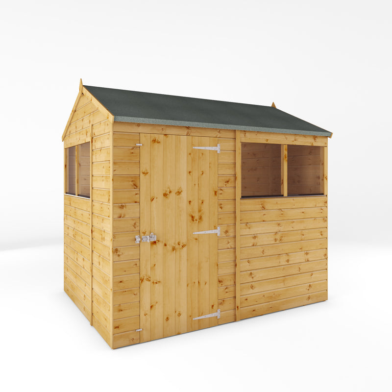 Mercia Shiplap Reverse Apex Shed (8x6) (SI-001-003-0163 - EAN 5029442006505)