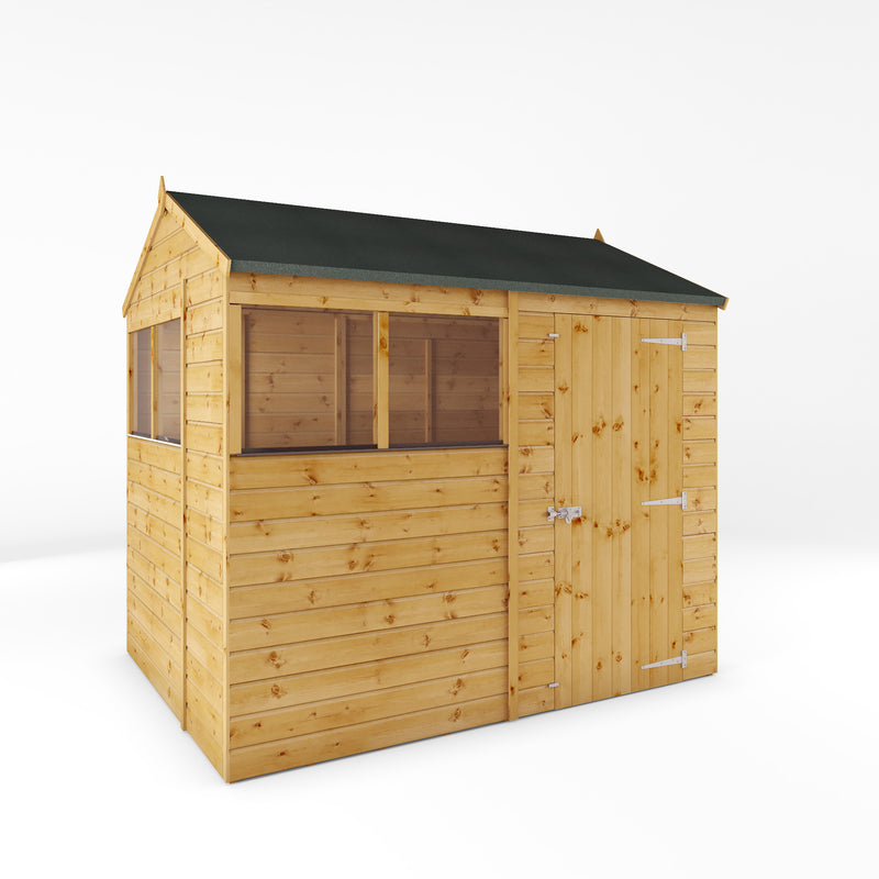 Mercia Shiplap Reverse Apex Shed (8x6) (SI-001-003-0163 - EAN 5029442006505)