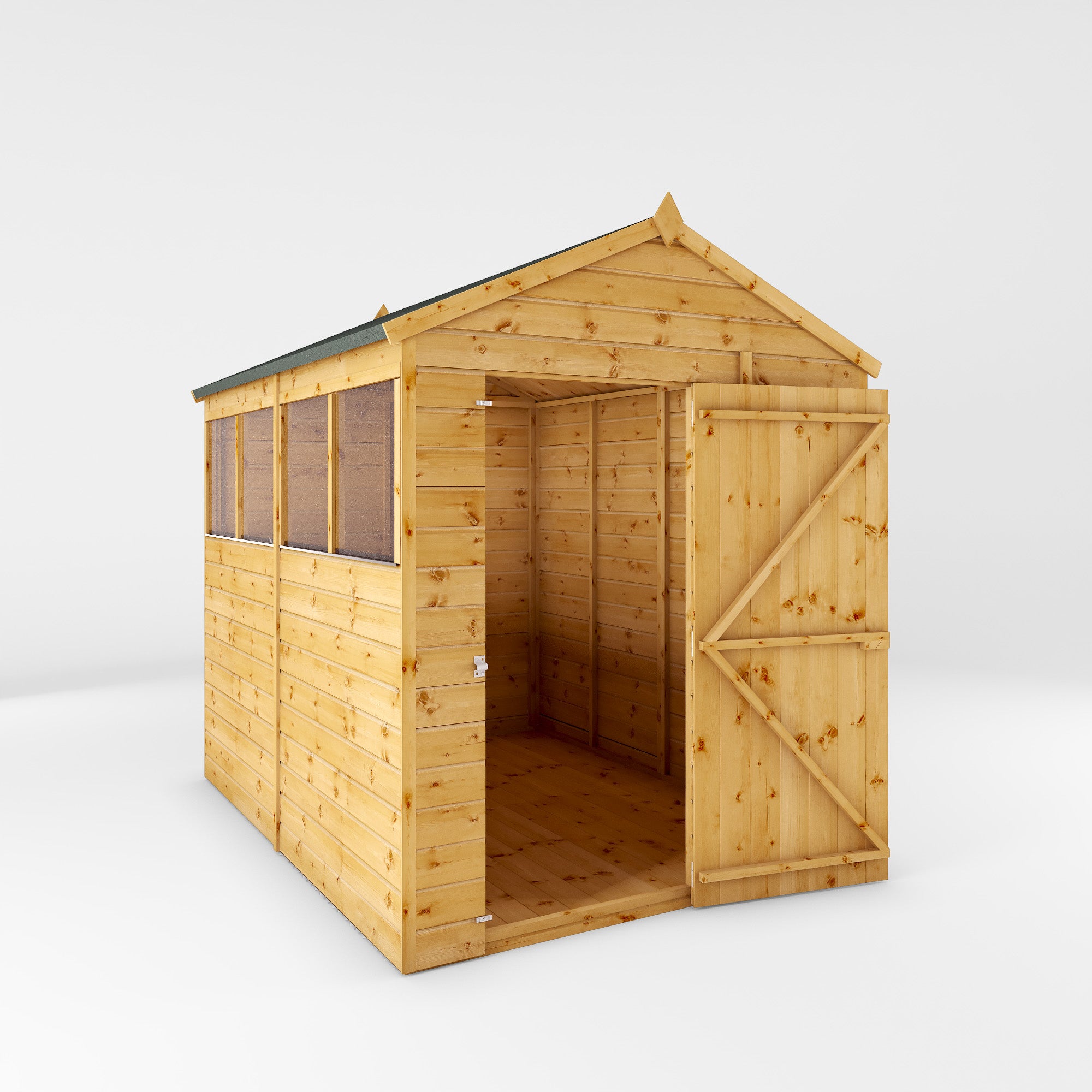 Mercia Shiplap Apex Shed (8x6) (SI-001-003-0163 - EAN 5029442006482)