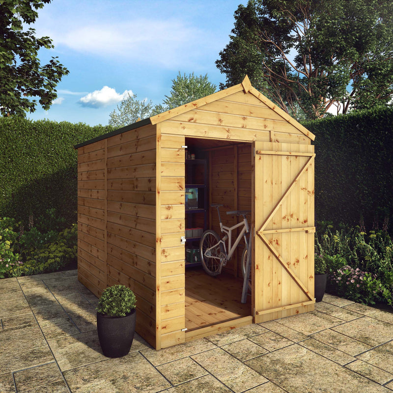 Mercia Shiplap Apex Windowless Shed (8x6) (SI-001-003-0164 - EAN 5029442006499)