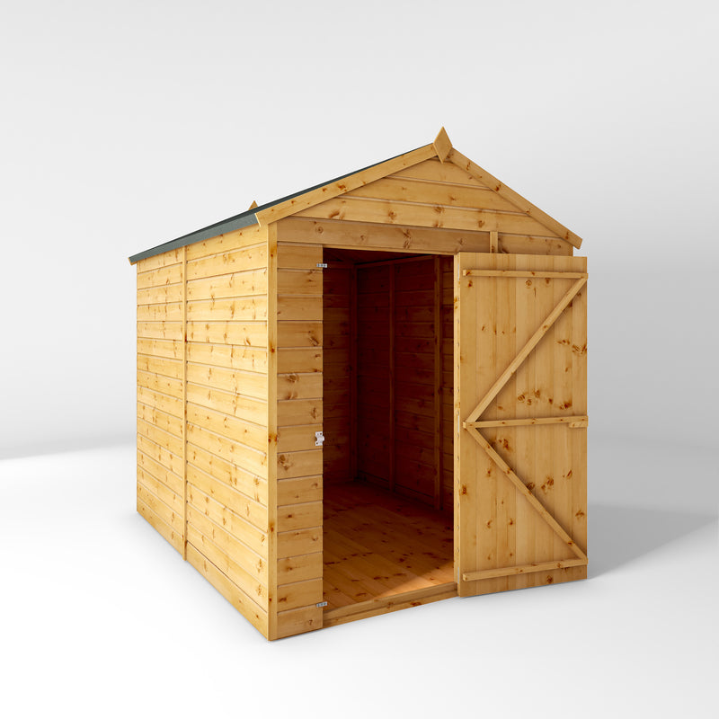 Mercia Shiplap Apex Windowless Shed (8x6) (SI-001-003-0164 - EAN 5029442006499)