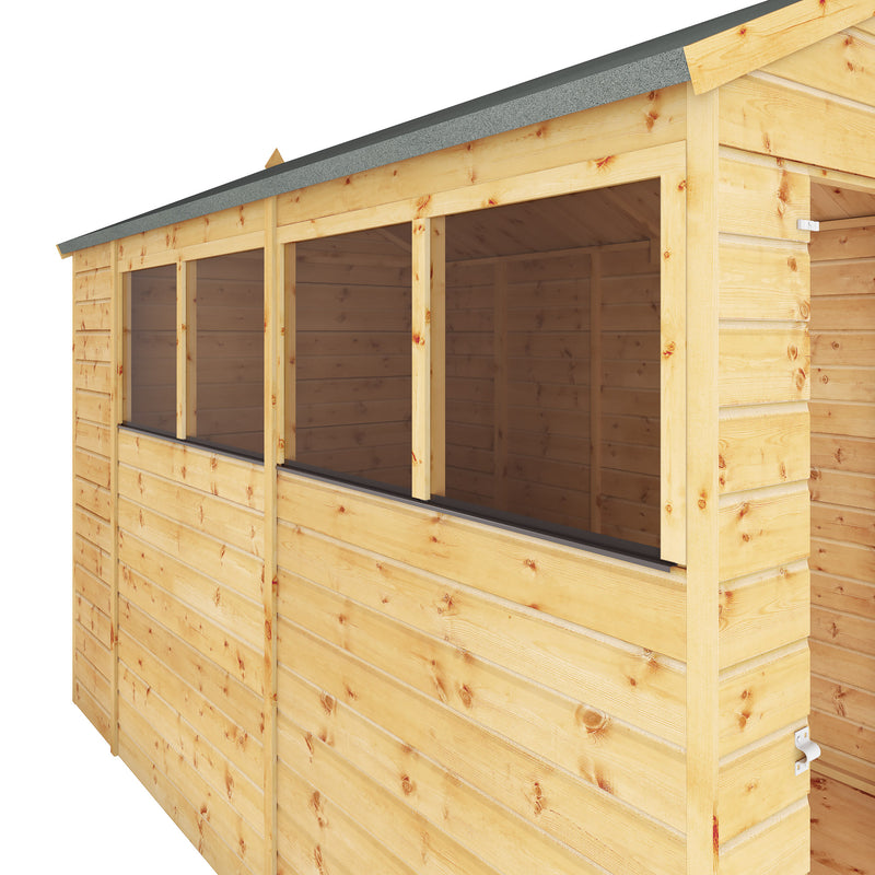 Mercia Shiplap Apex Shed (10x6) (SI-001-003-0165 - EAN 5029442006543)