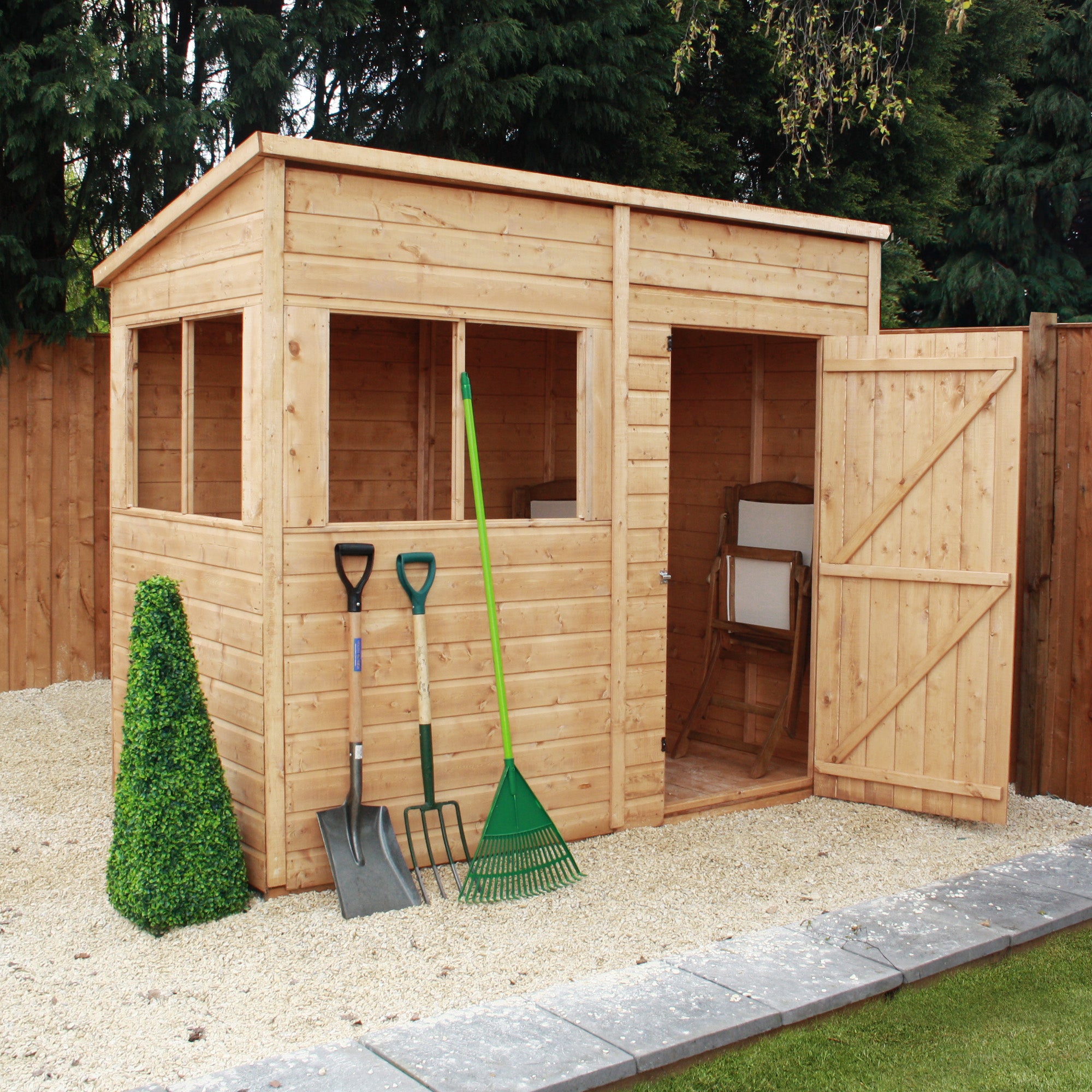 8x4 Mercia Premium Shiplap T&G Pent (SI-001-004-0028 - EAN 5029442075624) - Outside Store