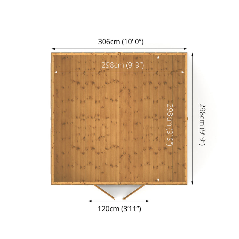 Mercia Premium Shiplap Apex Workshop (10x10) (SI-001-004-0095 - EAN 5029442006246)