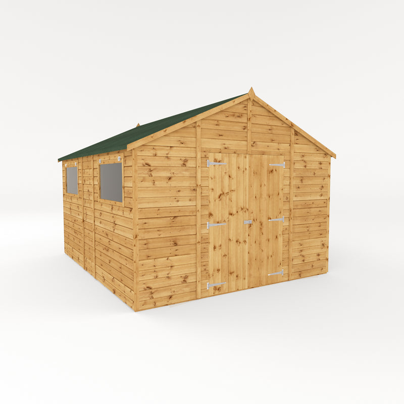 Mercia Premium Shiplap Apex Workshop (12x10) (SI-001-004-0096 - EAN 5029442006253)