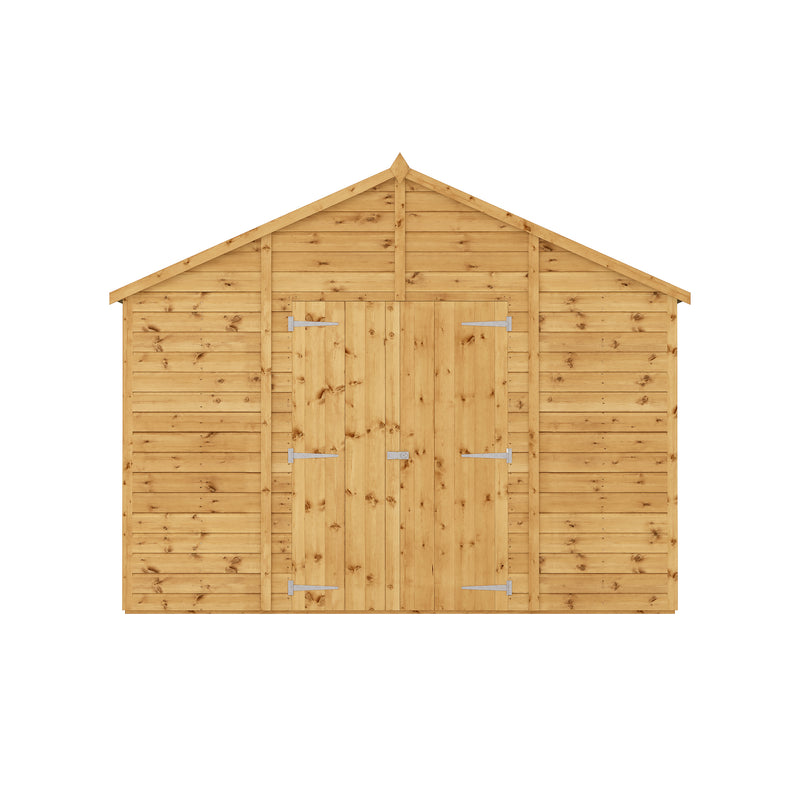 Mercia Premium Shiplap Apex Workshop (12x10) (SI-001-004-0096 - EAN 5029442006253)