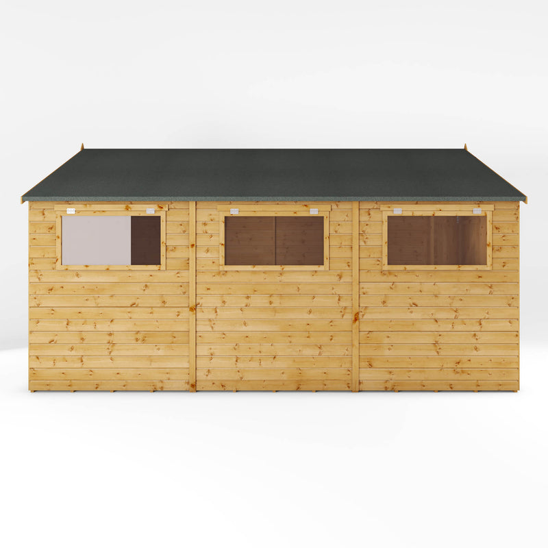 Mercia Premium Shiplap Apex Workshop (15x10) (SI-001-004-0098 - EAN 5029442006277)