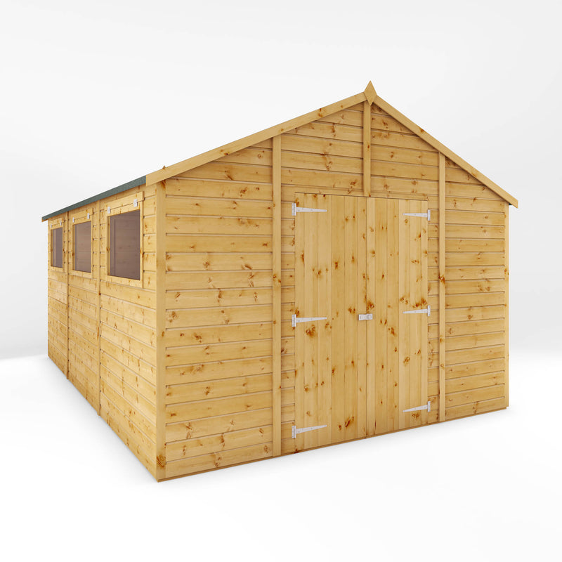 Mercia Premium Shiplap Apex Workshop (15x10) (SI-001-004-0098 - EAN 5029442006277)