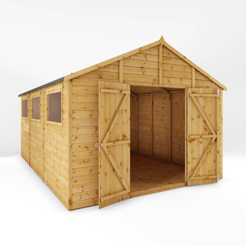 Mercia Premium Shiplap Apex Workshop (15x10) (SI-001-004-0098 - EAN 5029442006277)