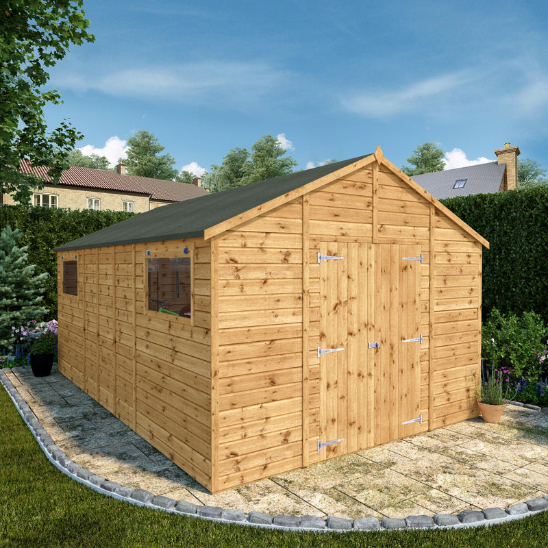 Mercia Premium Shiplap Apex Workshop (16x10) (SI-001-004-0099 - EAN 5029442006284)