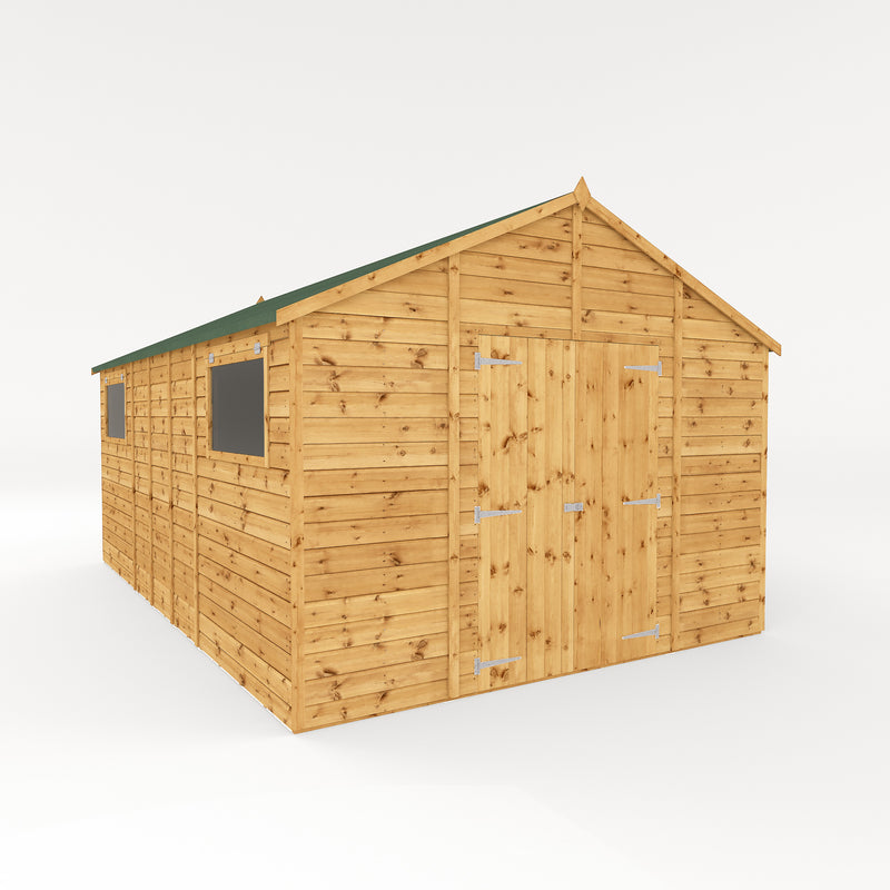 Mercia Premium Shiplap Apex Workshop (16x10) (SI-001-004-0099 - EAN 5029442006284)