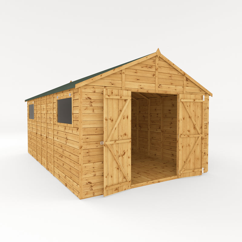 Mercia Premium Shiplap Apex Workshop (16x10) (SI-001-004-0099 - EAN 5029442006284)