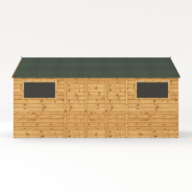 Mercia Premium Shiplap Apex Workshop (16x10) (SI-001-004-0099 - EAN 5029442006284)