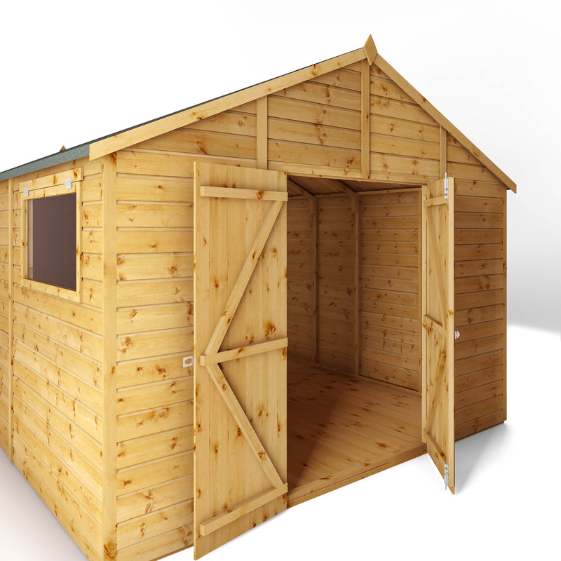 Mercia Premium Shiplap Apex Workshop (18x10) (SI-001-004-0100 - EAN 5029442006291)