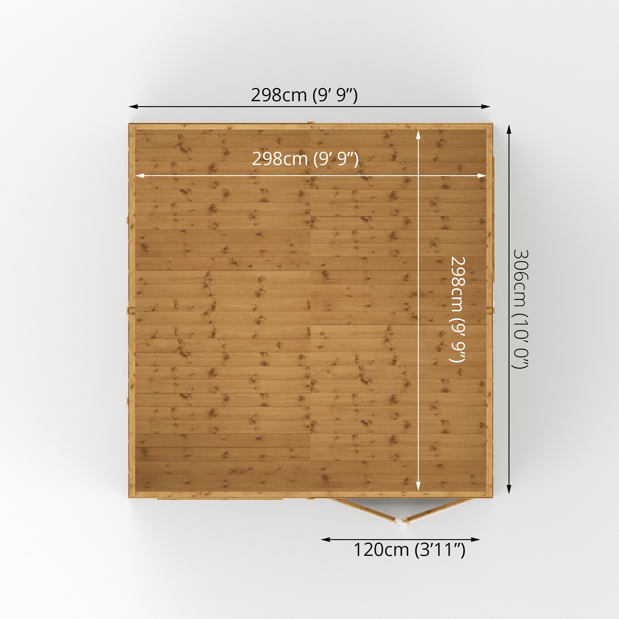 Mercia Premium Shiplap Reverse Apex Workshop (10x10) (SI-001-004-0110 - EAN 5029442006314)