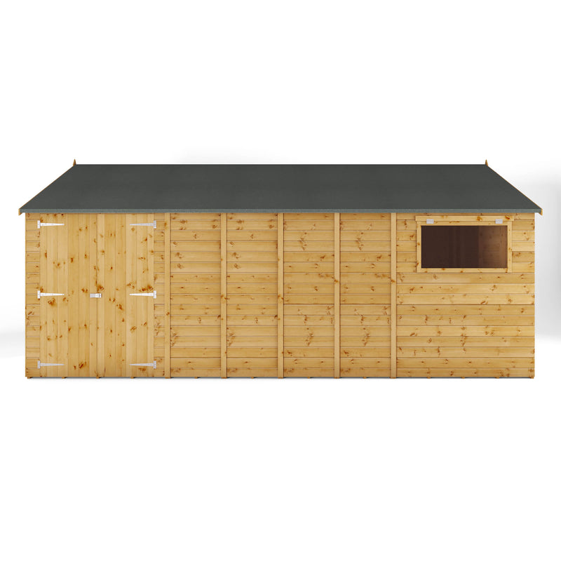 Mercia Premium Shiplap Reverse Apex Workshop (18x10) (SI-001-004-0115 - EAN 5029442006369)