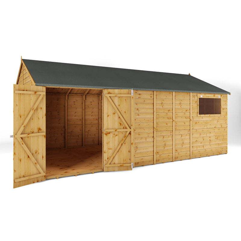 Mercia Premium Shiplap Reverse Apex Workshop (18x10) (SI-001-004-0115 - EAN 5029442006369)