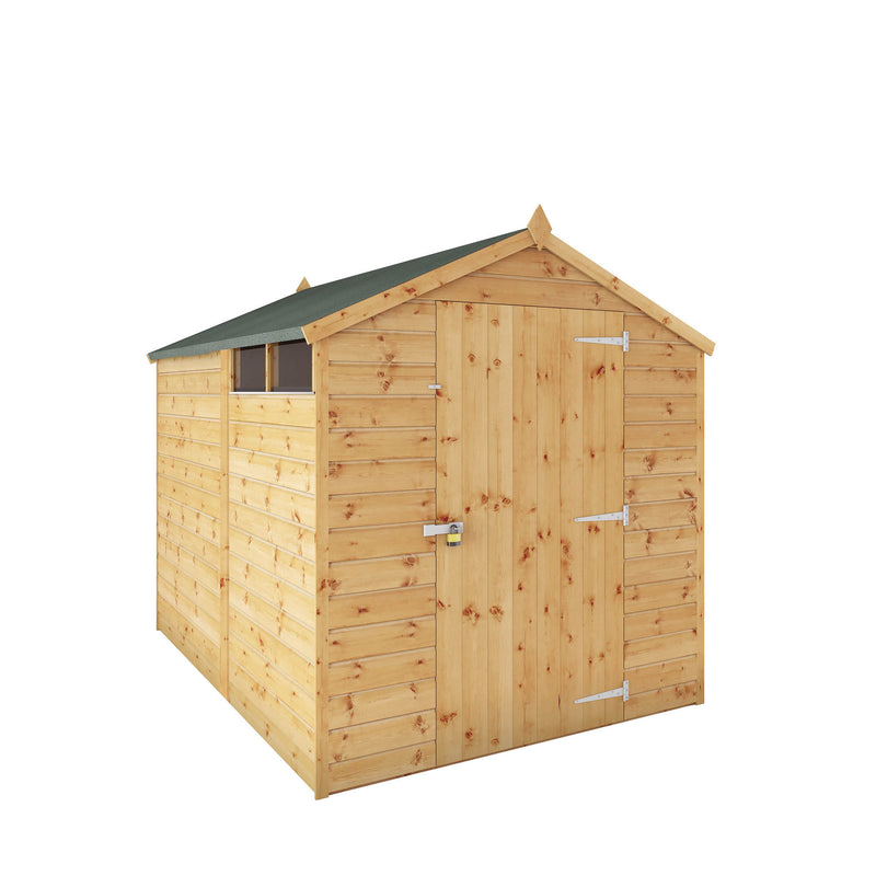 Mercia Shiplap Security Apex Shed (8x6) (SI-001-004-0117 - EAN 5029442006529)